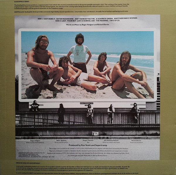 Supertramp : Crisis? What Crisis? (LP, Album, RE, Aud)