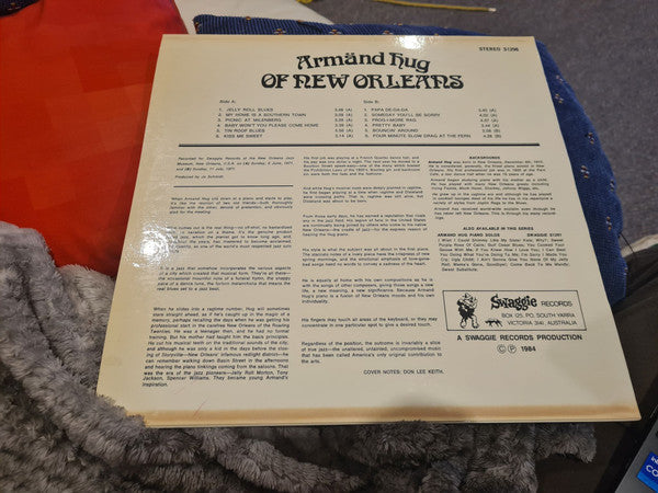 Armänd Hug* : Armänd Hug Of New Orleans  (LP)