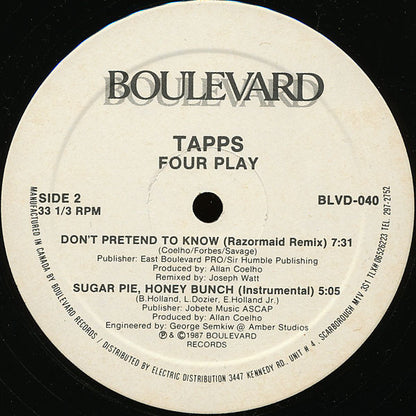 Tapps : 4 Play (12")