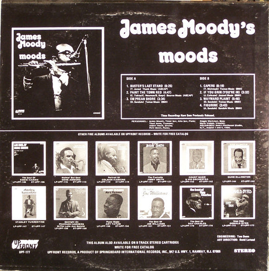 James Moody : James Moody's Moods (LP, Album, RE)