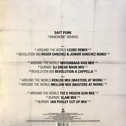 Daft Punk : "Homework" Remixes (2xLP, Comp, Ltd)