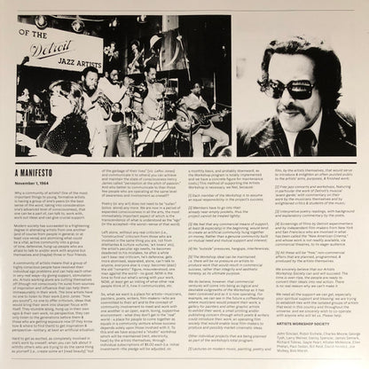 John Sinclair (2) : Detroit Artists Workshop (Community, Jazz And Art In The Motor City 1965-1981) (2xLP, Comp)