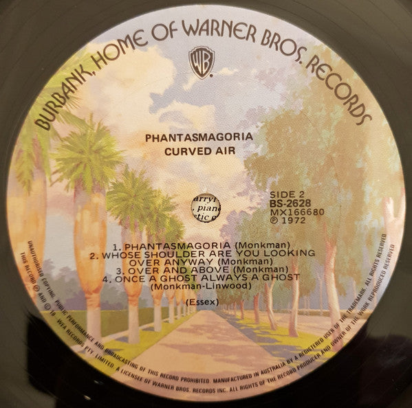 Curved Air : Phantasmagoria (LP, Album)