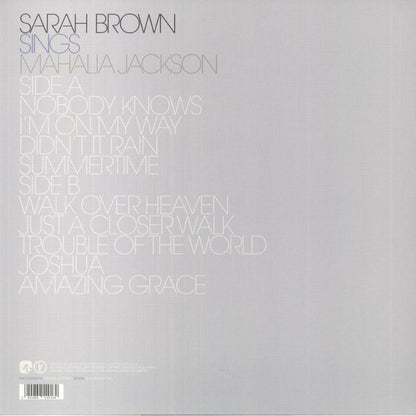 Sarah Brown : Sings Mahalia Jackson (LP, Album)