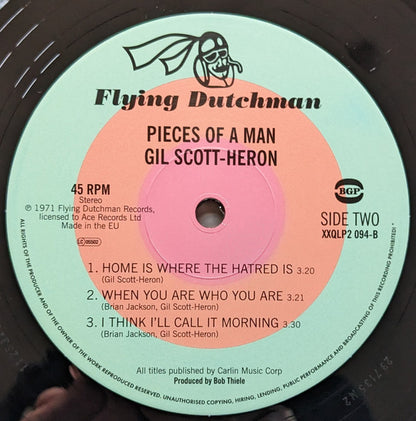 Gil Scott-Heron : Pieces Of A Man (2x12", Album, RE, RM, 180)