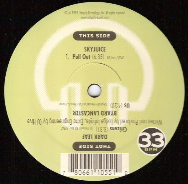 Skyjuice / Darkleaf / Byard Lancaster : Pull Out / Citizens / Us (12", Ltd)