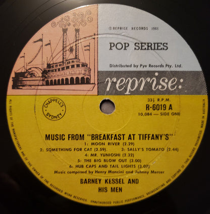 Barney Kessel And His Men : Music From "Breakfast At Tiffany's" (LP, Mono)