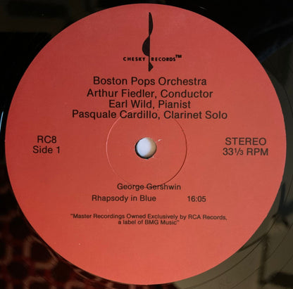 George Gershwin, Boston Pops Orchestra, Arthur Fiedler, Earl Wild : An American In Paris / Rhapsody In Blue (LP, Album, RE)