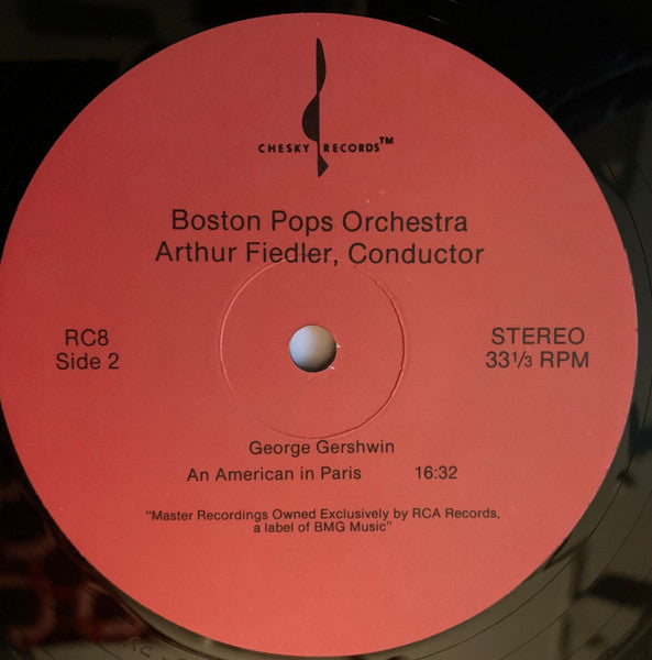 George Gershwin, Boston Pops Orchestra, Arthur Fiedler, Earl Wild : An American In Paris / Rhapsody In Blue (LP, Album, RE)