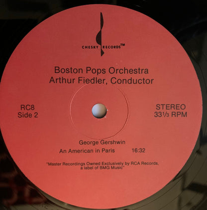 George Gershwin, Boston Pops Orchestra, Arthur Fiedler, Earl Wild : An American In Paris / Rhapsody In Blue (LP, Album, RE)
