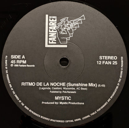Mystic : Ritmo De La Noche (12")