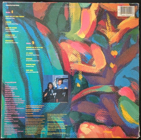 Sarah Vaughan With Milton Nascimento : Brazilian Romance (LP, Album)