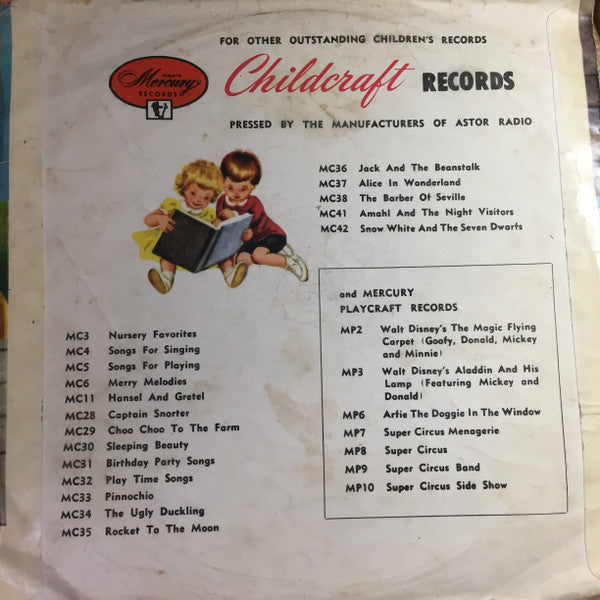 The Hugo Peretti Orchestra : Jack And The Beanstalk (10")