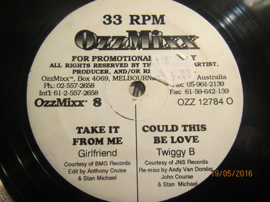 Various : OzzMixx 8 (12", Promo)