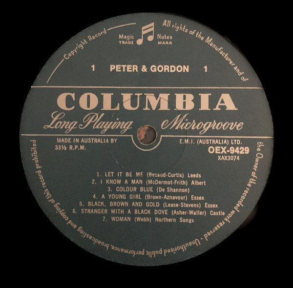 Peter & Gordon : Peter And Gordon  (LP, Album, Mono, RE)