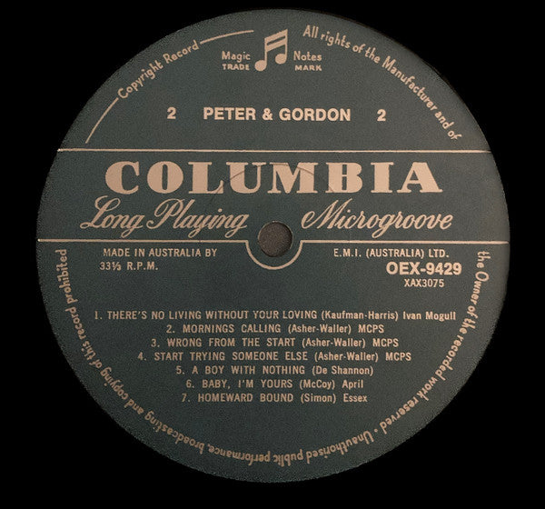Peter & Gordon : Peter And Gordon  (LP, Album, Mono, RE)