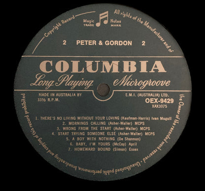 Peter & Gordon : Peter And Gordon  (LP, Album, Mono, RE)