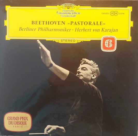 Ludwig van Beethoven - Berliner Philharmoniker, Herbert Von Karajan : Pastorale, Symphonie 6 (LP, Album, RE)