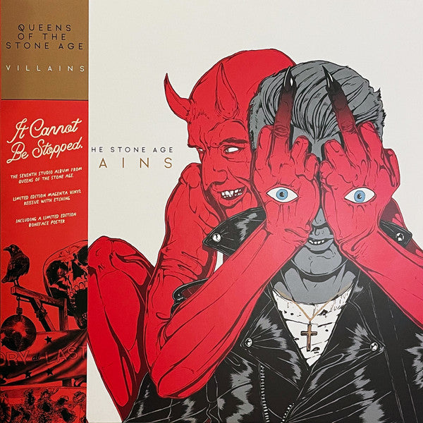 Queens Of The Stone Age : Villains (LP, Mag + LP, S/Sided, Etch, Mag + Album, Ltd, RE)