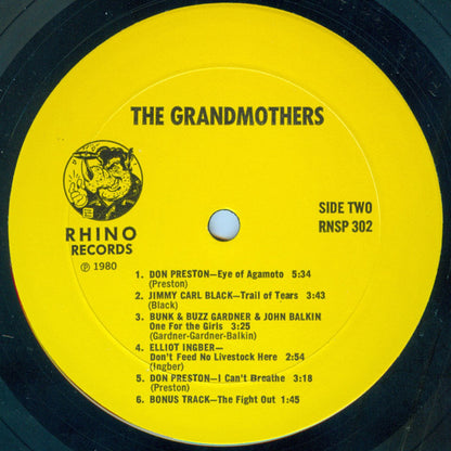 The Grandmothers : An Anthology Of Previously Unreleased Recordings By Ex-Members Of The Mothers Of Invention (LP)