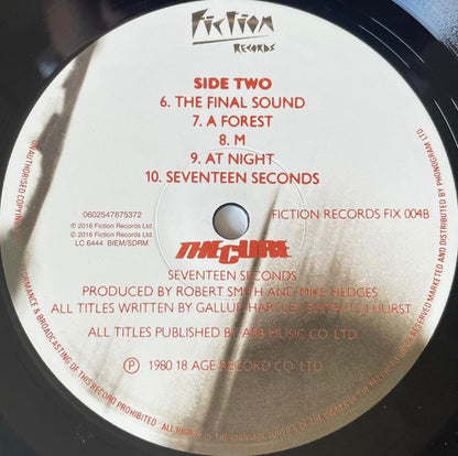 The Cure : Seventeen Seconds (LP, Album, RE, Tak)