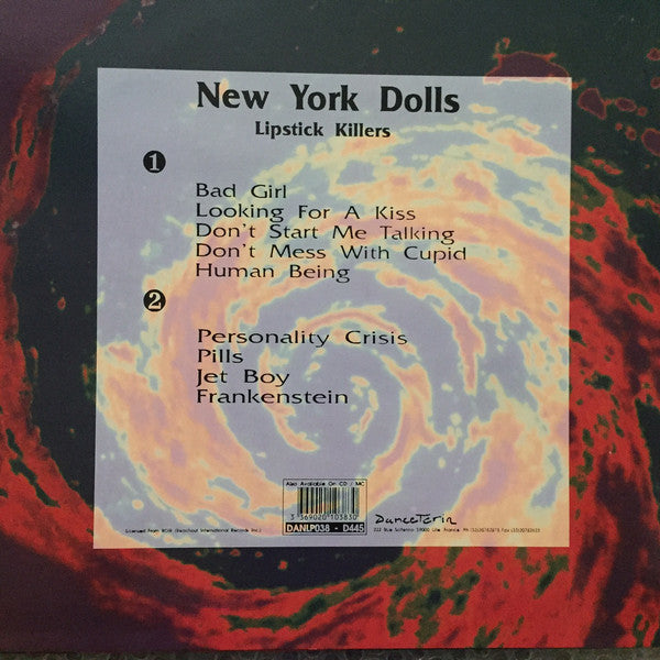 New York Dolls : Lipstick Killers (LP, Album, RE)