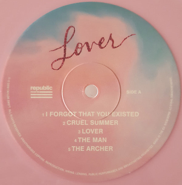 Taylor Swift : Lover (LP, Pin + LP, Blu + Album, RE)