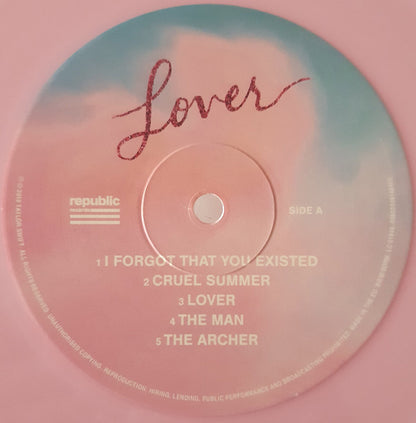 Taylor Swift : Lover (LP, Pin + LP, Blu + Album, RE)
