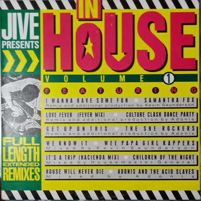 Various : Jive Presents In House Volume 1 (Full Length Extended Remixes) (LP, Comp)