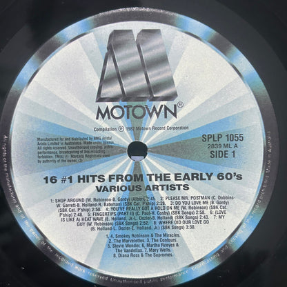 Various : 16 #1 Hits From The Early 60's (LP, Comp)