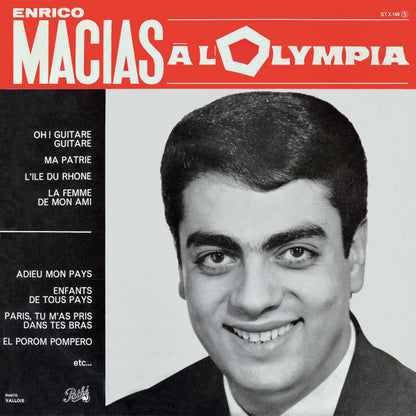 Enrico Macias : Enrico Macias A L'Olympia (LP, Album)