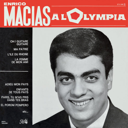 Enrico Macias : Enrico Macias A L'Olympia (LP, Album)