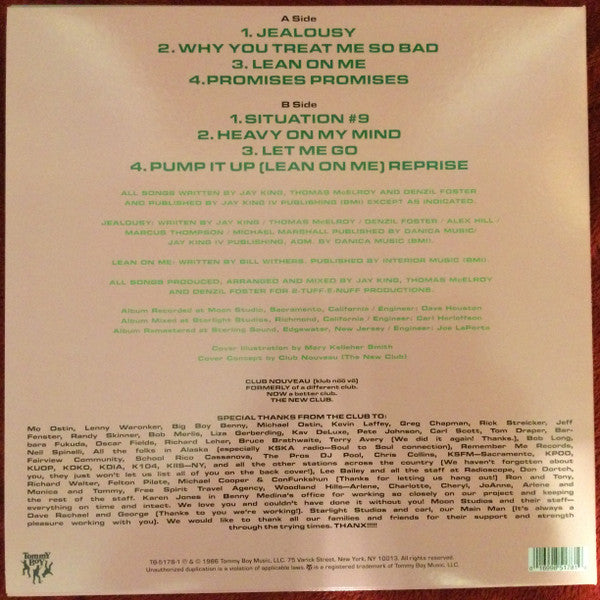 Club Nouveau : Life, Love & Pain (LP, Album, RE, RM, Pin)