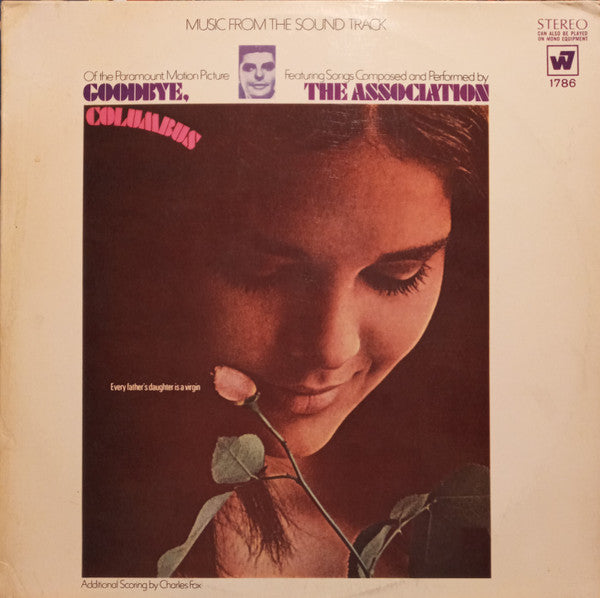 The Association (2) / Charles Fox : Music From The Sound Track Of The Paramount Motion Picture "Goodbye, Columbus" (LP, Album)