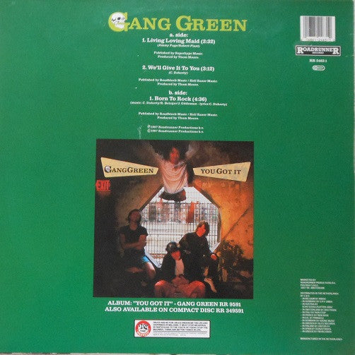 Gang Green : Living Loving Maid (12", Maxi)