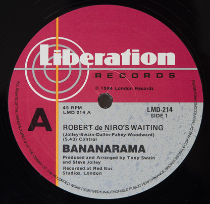 Bananarama : Robert De Niro's Waiting... (12")