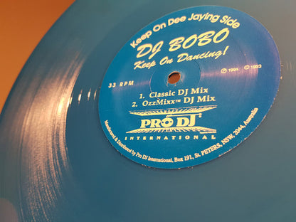 DJ BoBo : Keep On Dancing (12", Blu)
