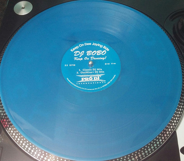 DJ BoBo : Keep On Dancing (12", Blu)