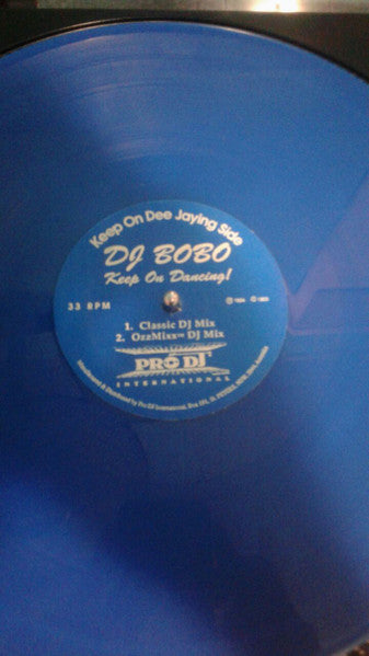 DJ BoBo : Keep On Dancing (12", Blu)