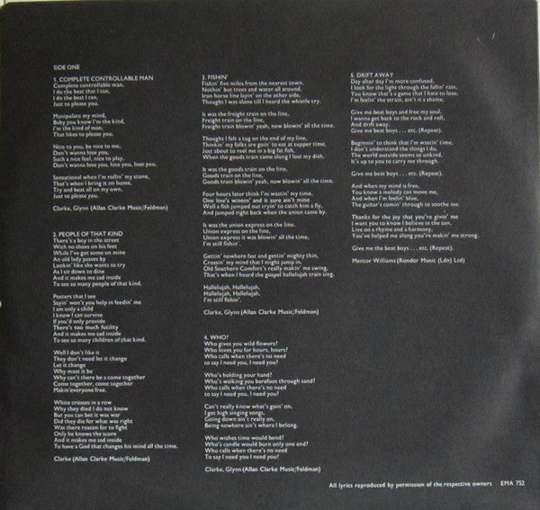 Allan Clarke : Headroom (LP, Album)