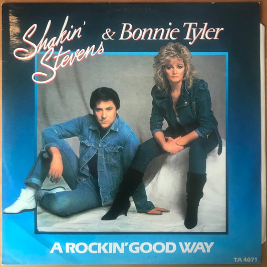Shakin' Stevens & Bonnie Tyler : A Rockin' Good Way (12", Single)