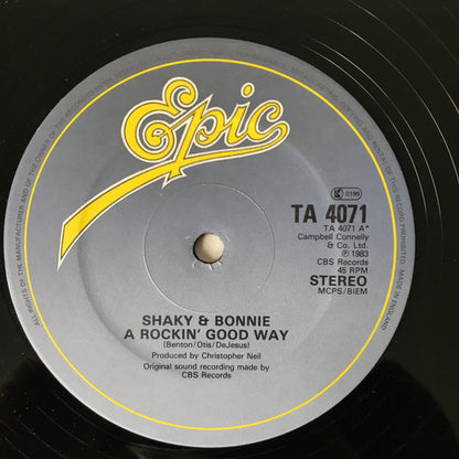 Shakin' Stevens & Bonnie Tyler : A Rockin' Good Way (12", Single)