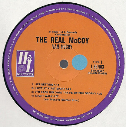 Van McCoy : The Real McCoy (LP, Album, Fes)