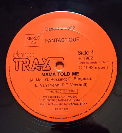 Fantastique : Mama Told Me (12", Maxi, RE)
