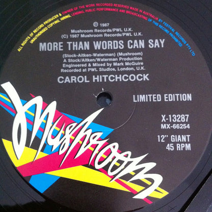 Carol Hitchcock : Get Ready (Earth To Moonbase Mix) (12")