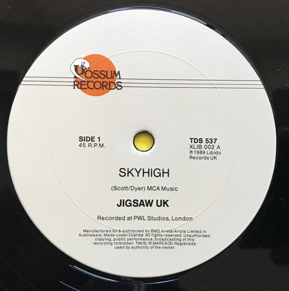 Jigsaw (3) : Skyhigh (12", Single)