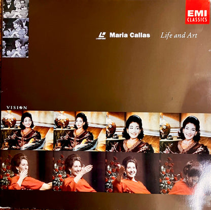 Maria Callas : Life And Art (Laserdisc, 12", Mono, PAL, gat)