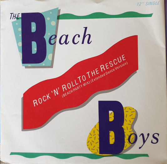 The Beach Boys : Rock 'N' Roll To The Rescue (12", Single, Promo)