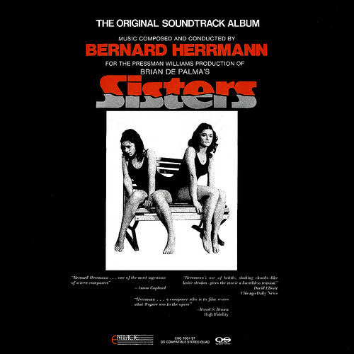 Bernard Herrmann : Sisters (Original Motion Picture Soundtrack) (LP, Album, Quad)