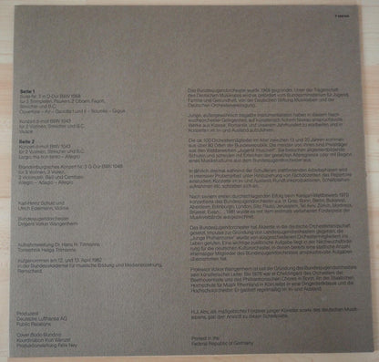 Bundesjugendorchester : Johann Sebastian Bach (LP)